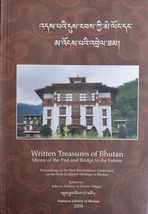 Written Treasures of Bhutan Vol. 1-front.jpg