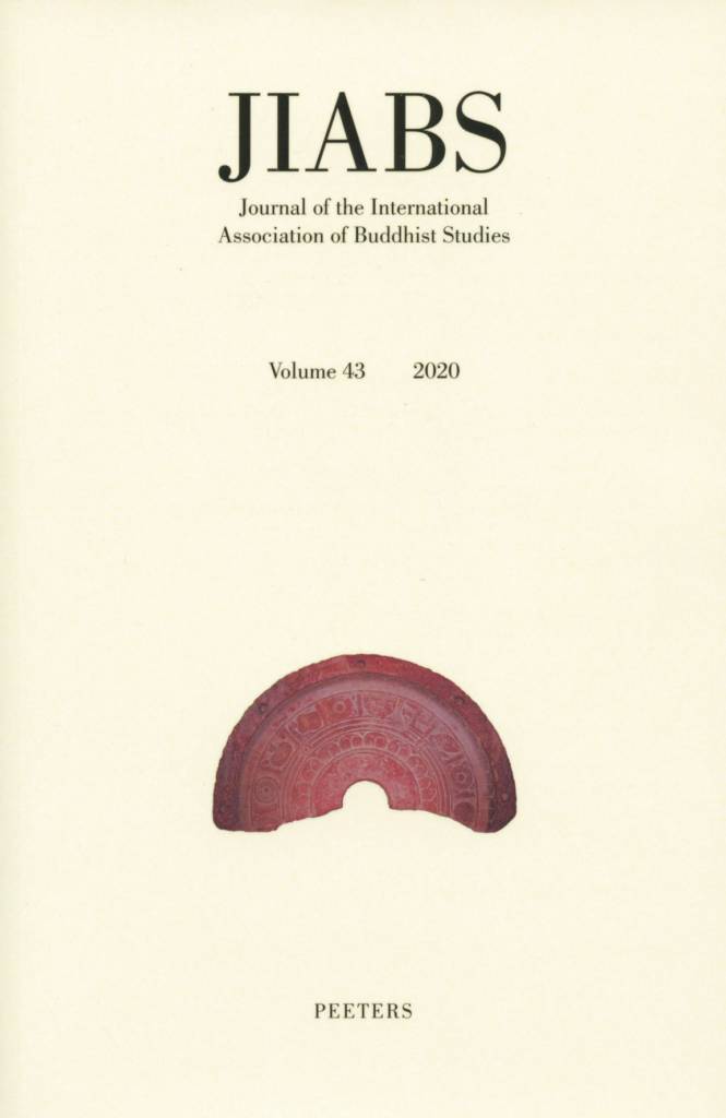 Journal of the International Association of Buddhist Studies Volume 43-front.jpg