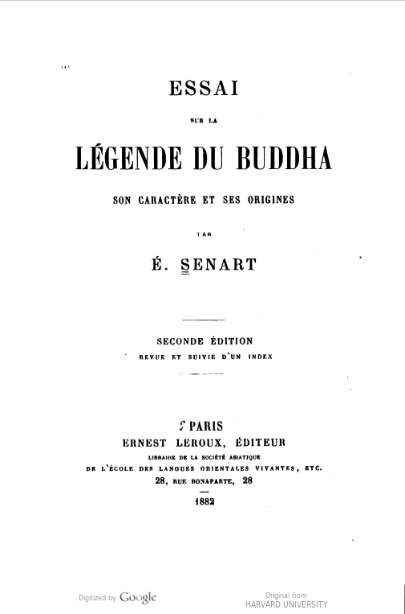 Essai sur la legende du Buddha 1882-front.jpg