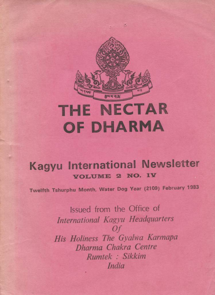 The Nectar of Dharma Vol. 2 No. 4 (1983)-front.jpg