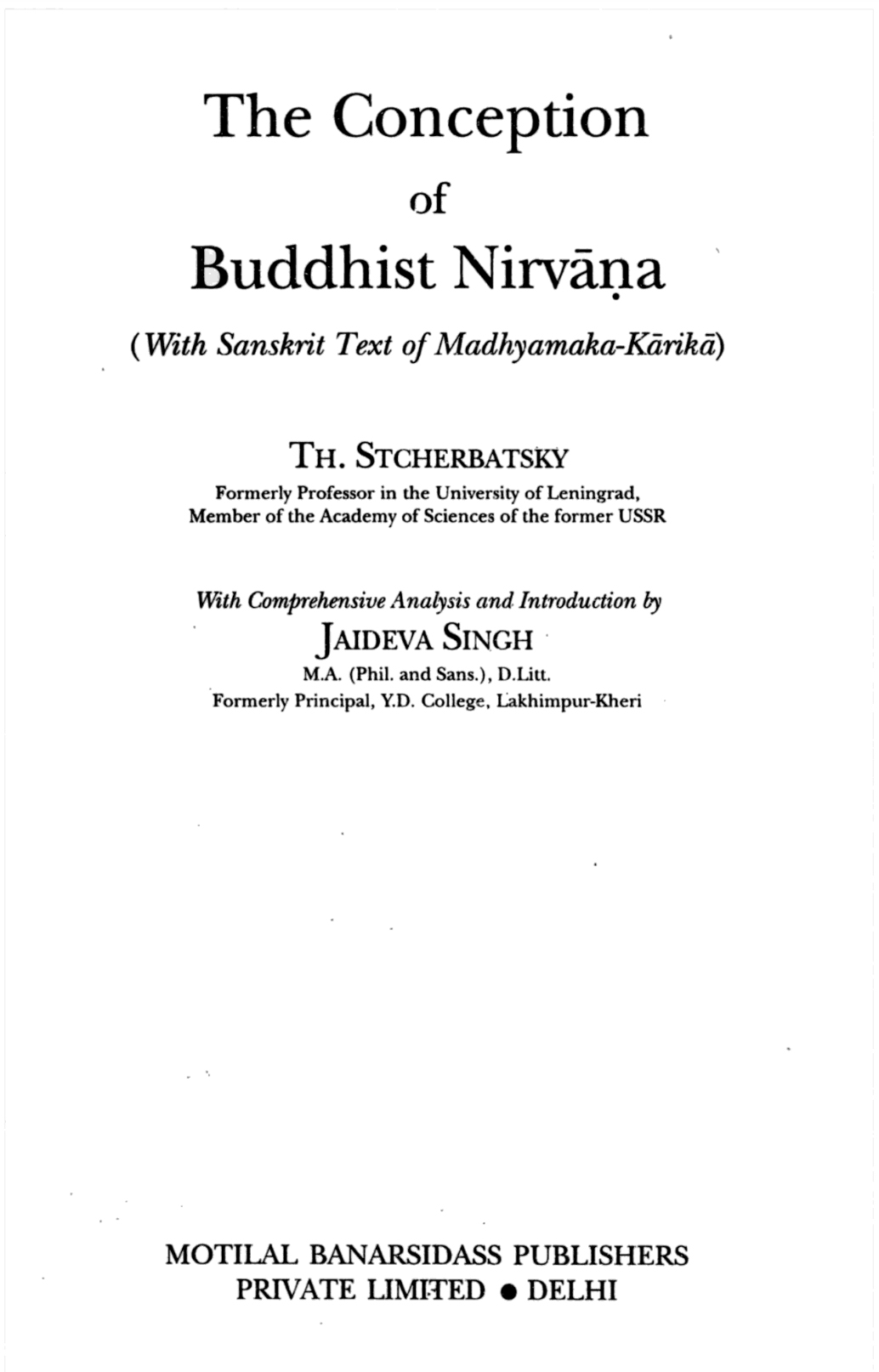 The Conception of Nirvana 1977-front.jpg