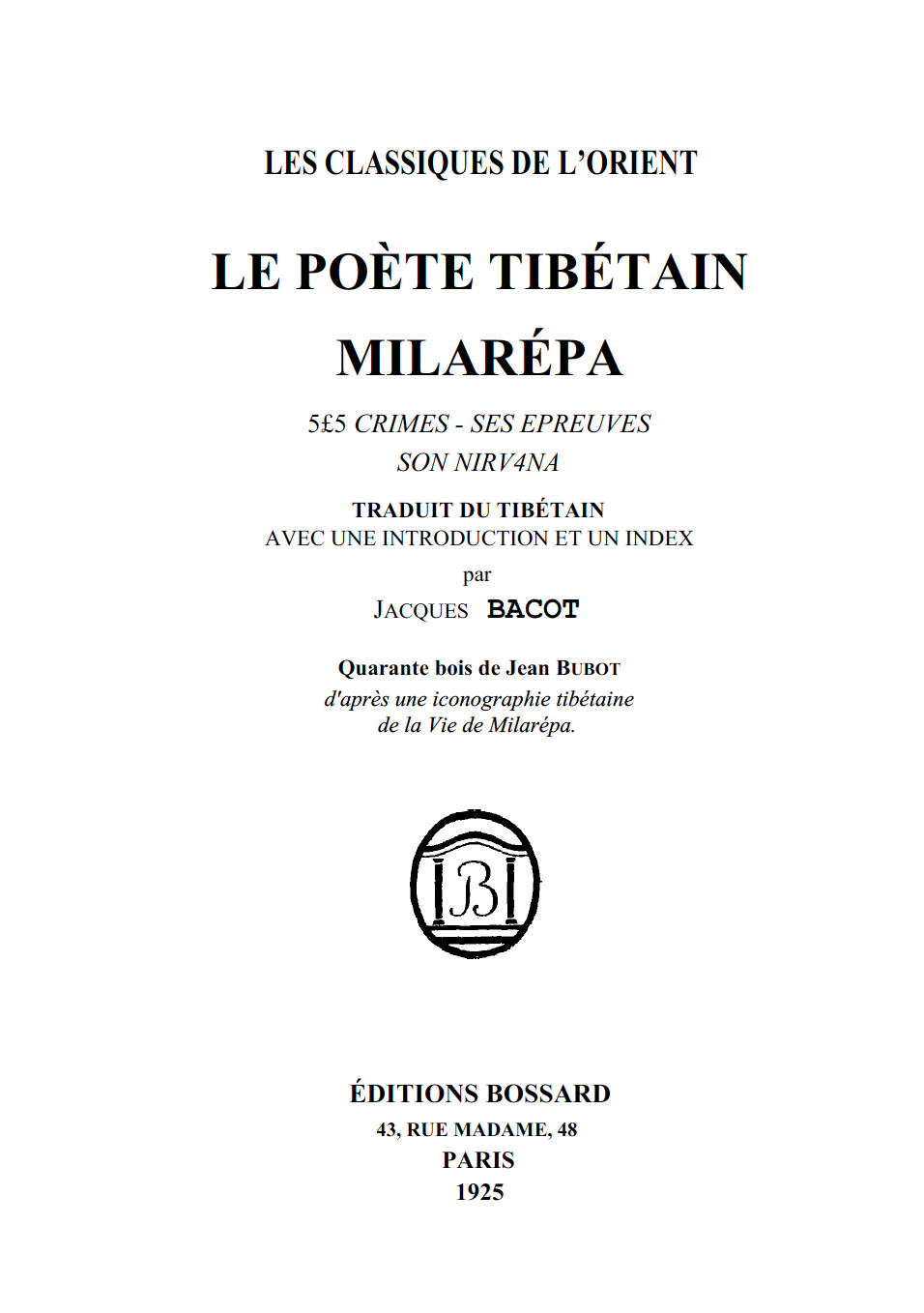 Le Poete Tibetain Milarepa-front.jpg