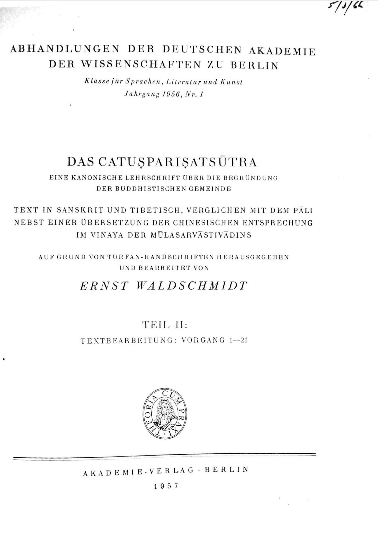Das Catusparisatsutra Vol. 2-front.jpg