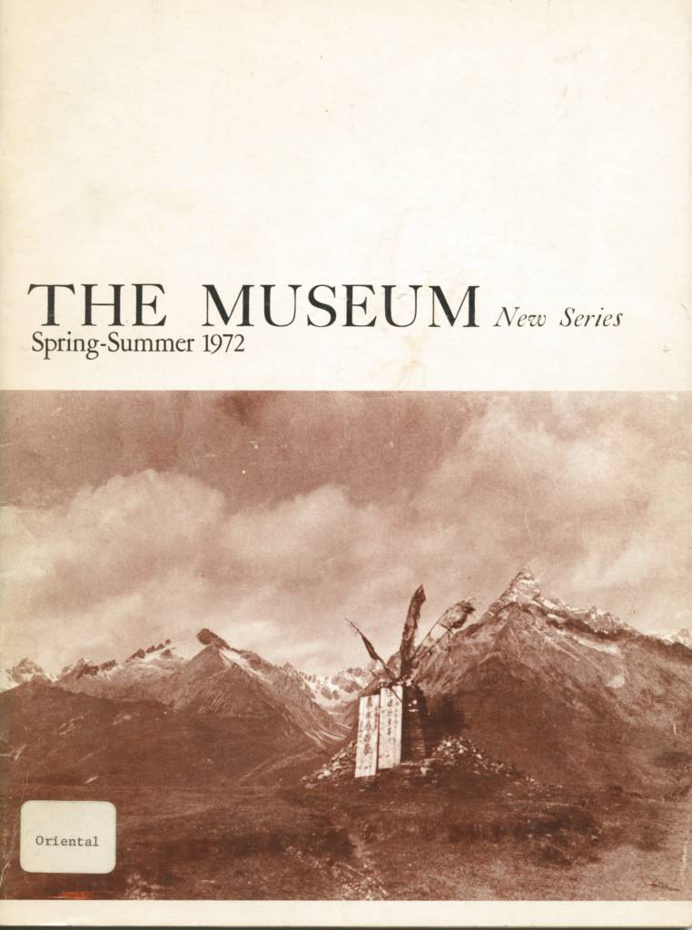 The Museum Vol. 24. No. 2 3 Spring-Summer 1972-front.jpg