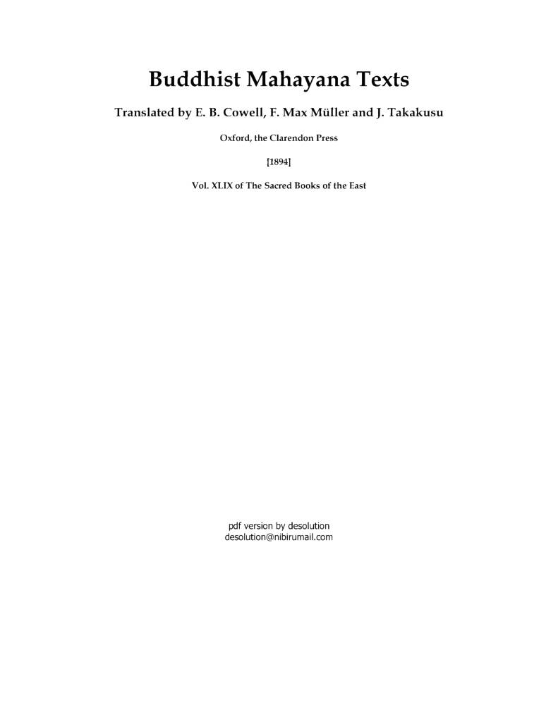 Buddhism Mahayana Texts (Cowell nd)-front.jpg