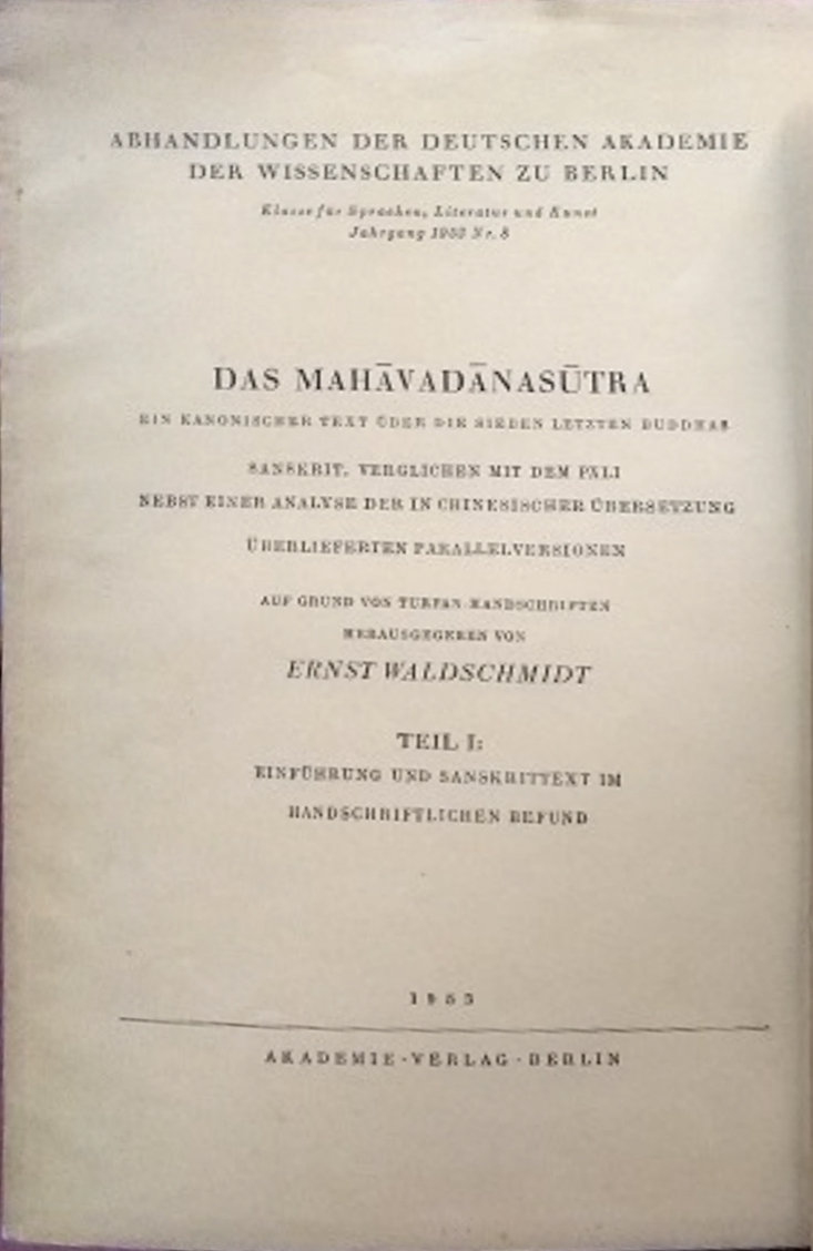 Das Mahavadanasutra Vol 1-front.jpg