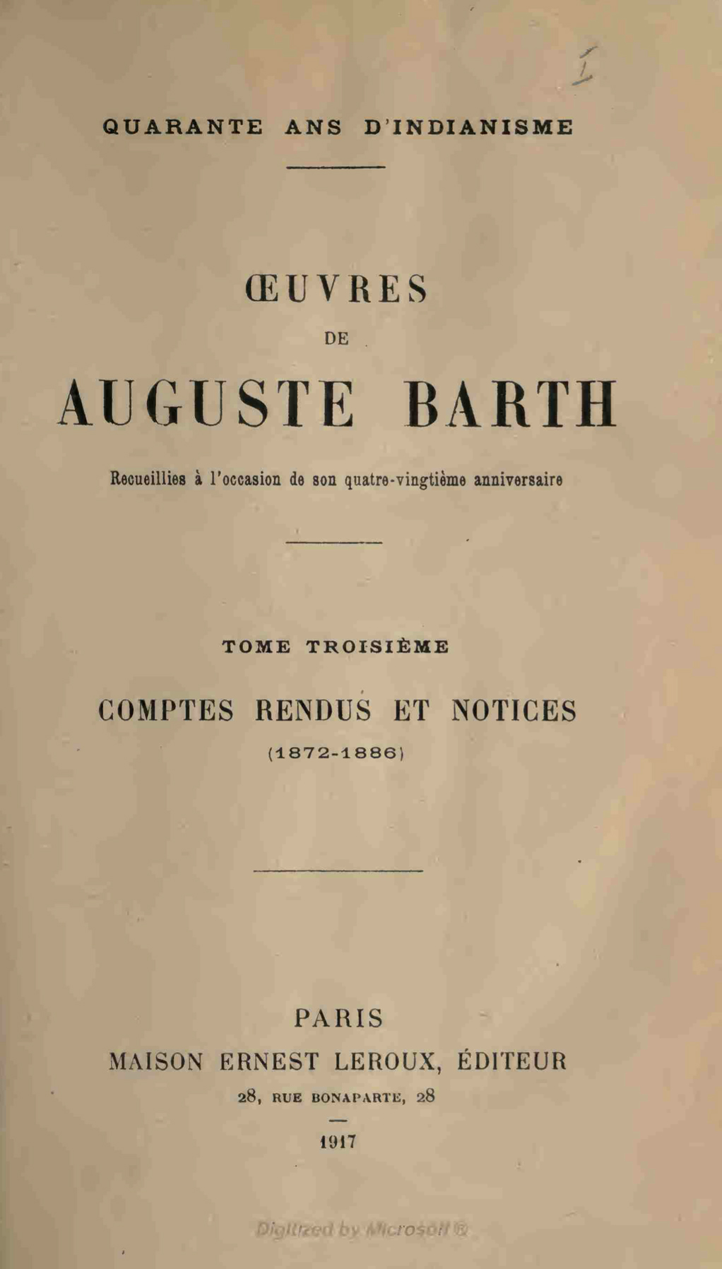 Œuvres de Auguste Barth Vol 3-front.jpg