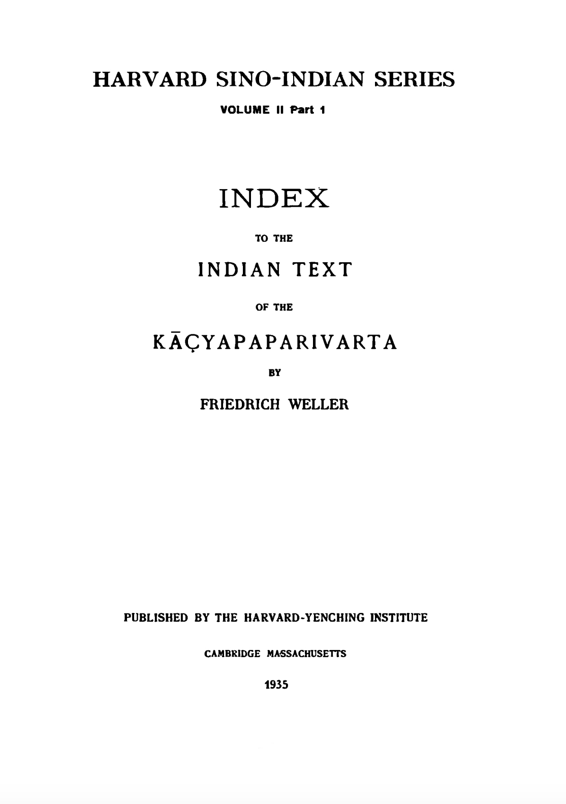 Index to the Indian Text of the Kacyapaparivarta Vol 2 Pt 1-front.jpg