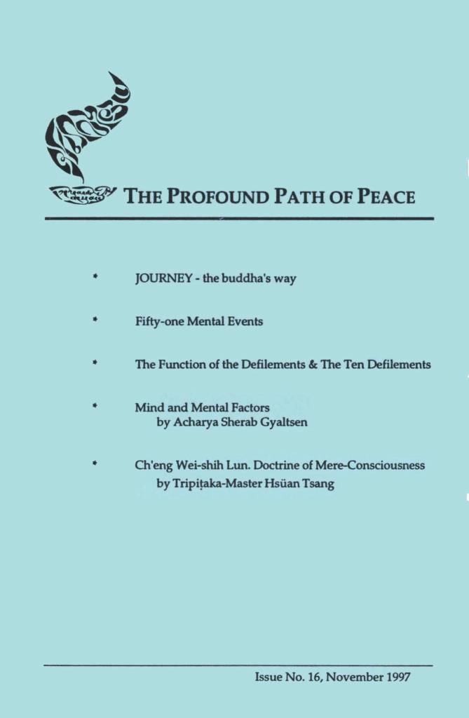 The Profound Path of Peace Issue No. 16-front.jpg