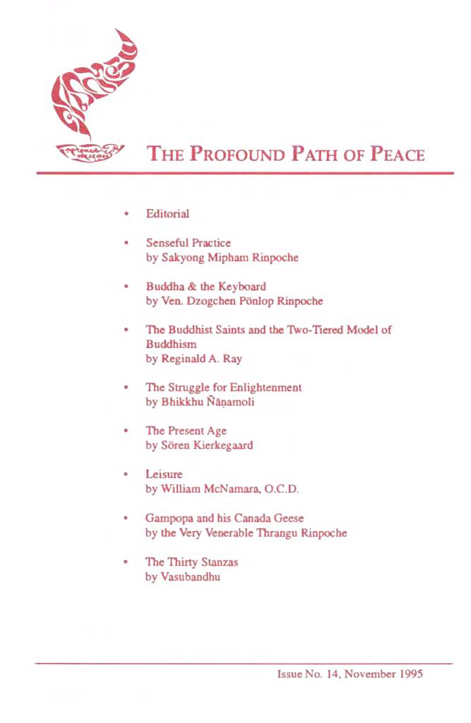 The Profound Path of Peace Issue No. 14-front.jpg