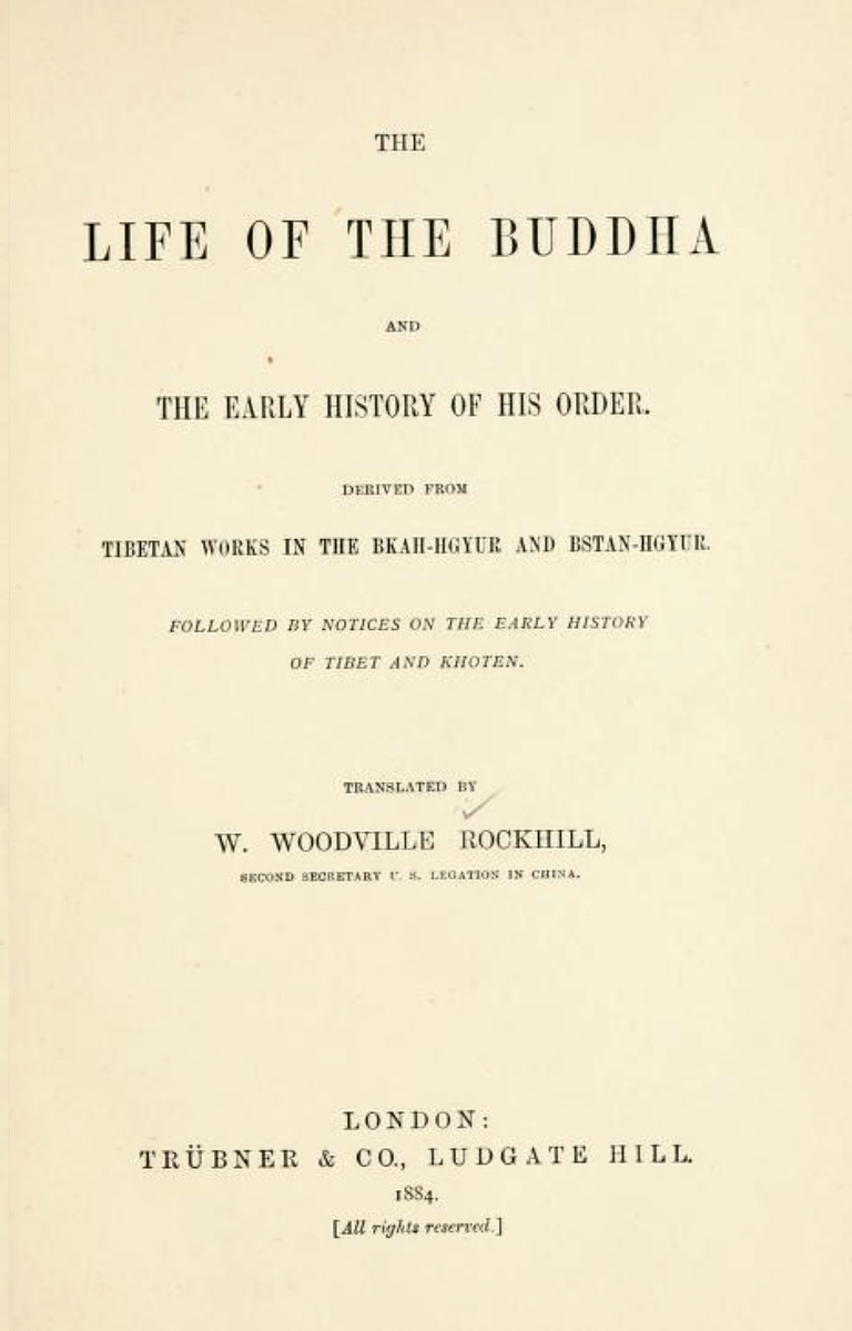 The Life of the Buddha and the Early History of His Order 1884-front.jpg