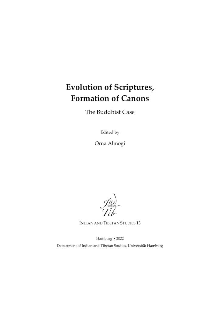 Almogi et al 2022 Evolution of Scriptures Formation of Canons-The Buddhist Case ITS 13-front.jpg