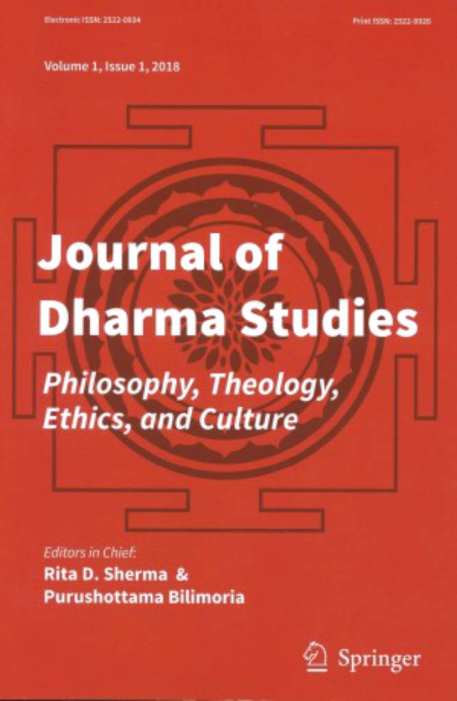 Journal of Dharma Studies- Vol. 1 No. 1 (2018)-front.jpg