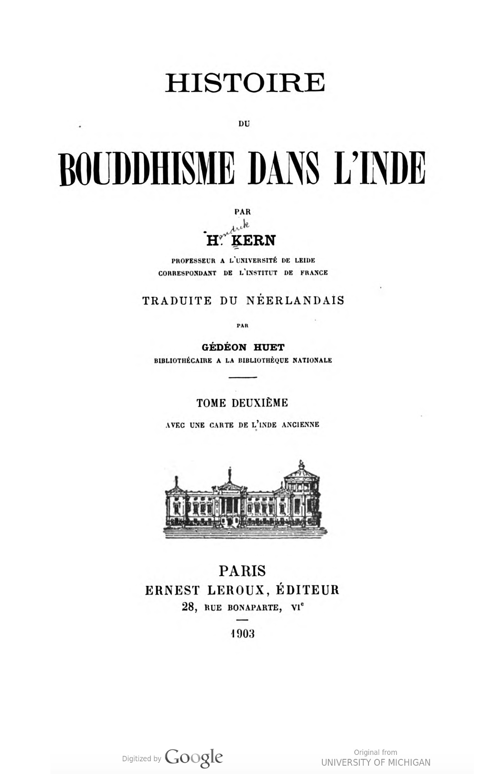 Histoire du Bouddhisme dans lInde Vol 2-front.jpg
