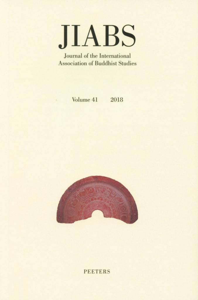 Journal of the International Association of Buddhist Studies Volume 41-front.jpg