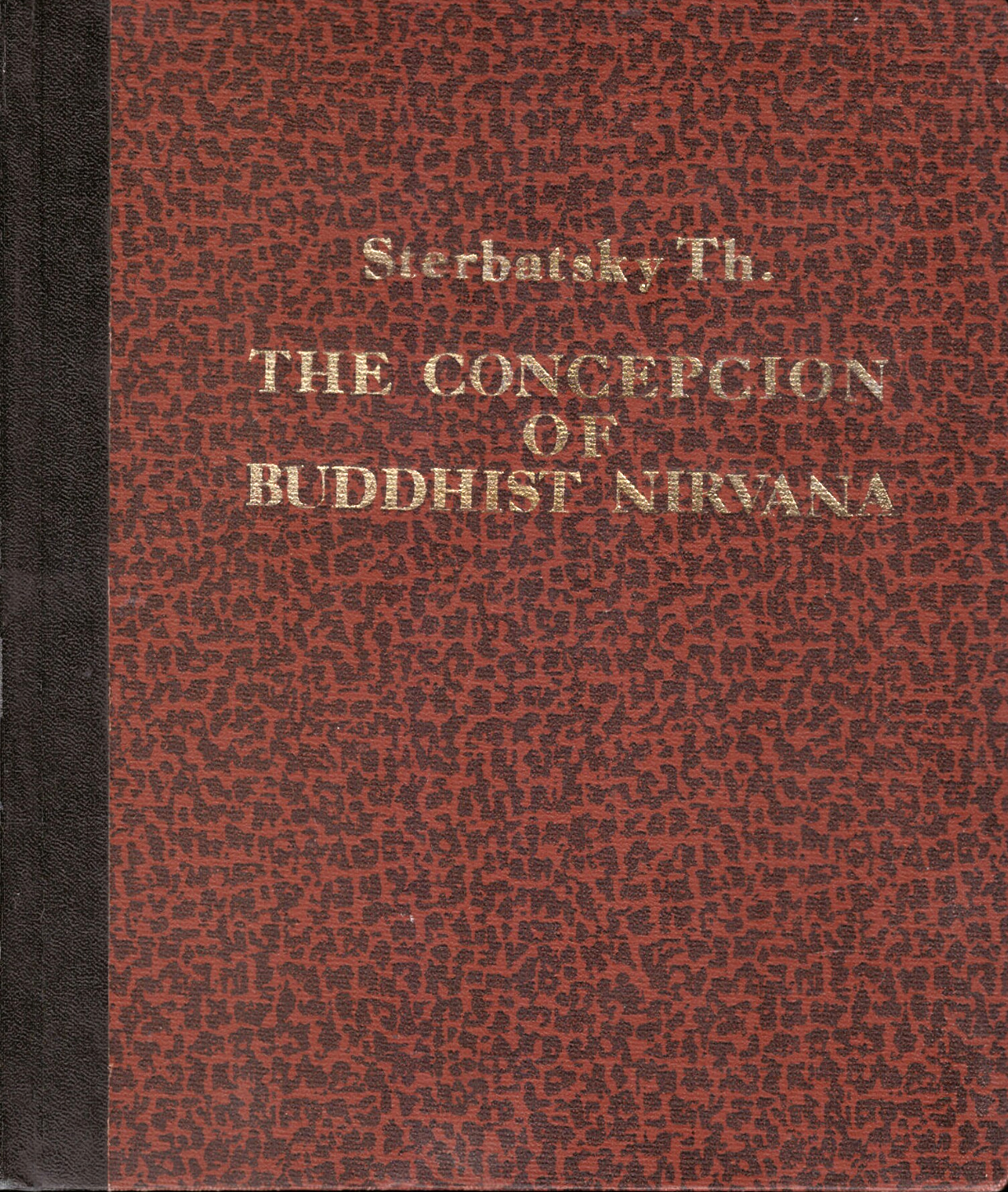 The Conception of Buddhist Nirvana 1927-front.jpg