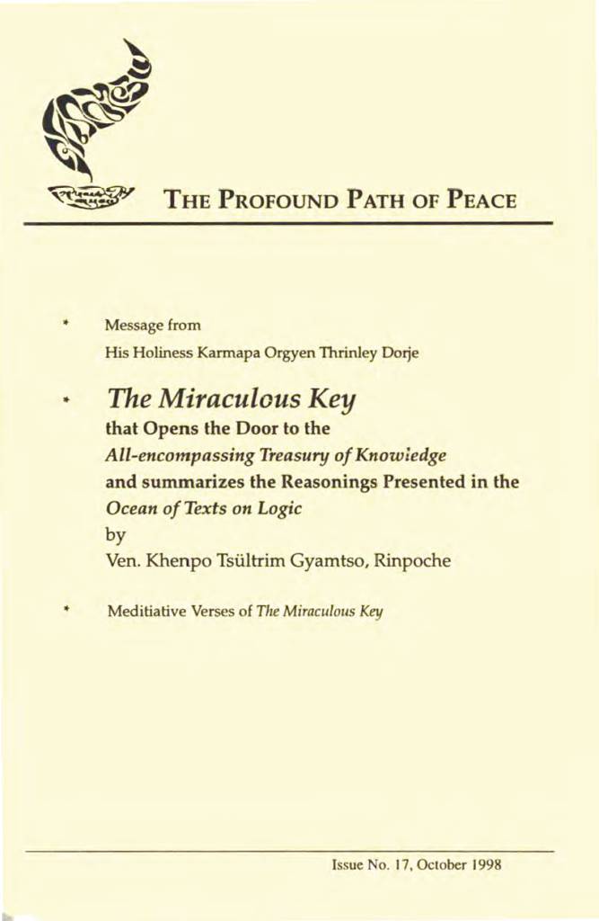 The Profound Path of Peace Issue No. 17-front.jpg