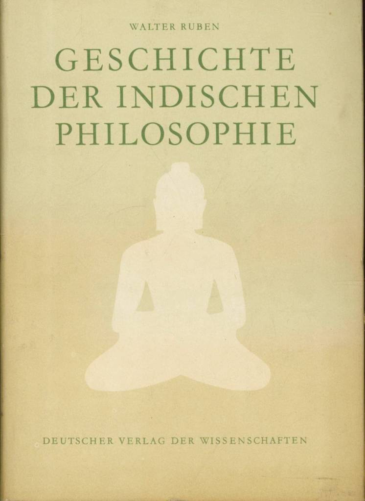 Geschichte der Indischen Philosophie (Ruben 1954)-front.jpg