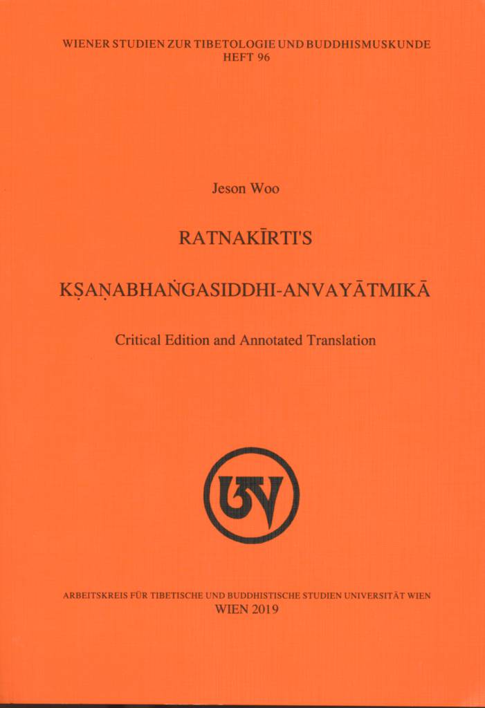 Ratnakīrti s Kṣaṇabhaṅgasiddhi-Anvayātmikā Critical Edition and Annotated Translation-front.jpg