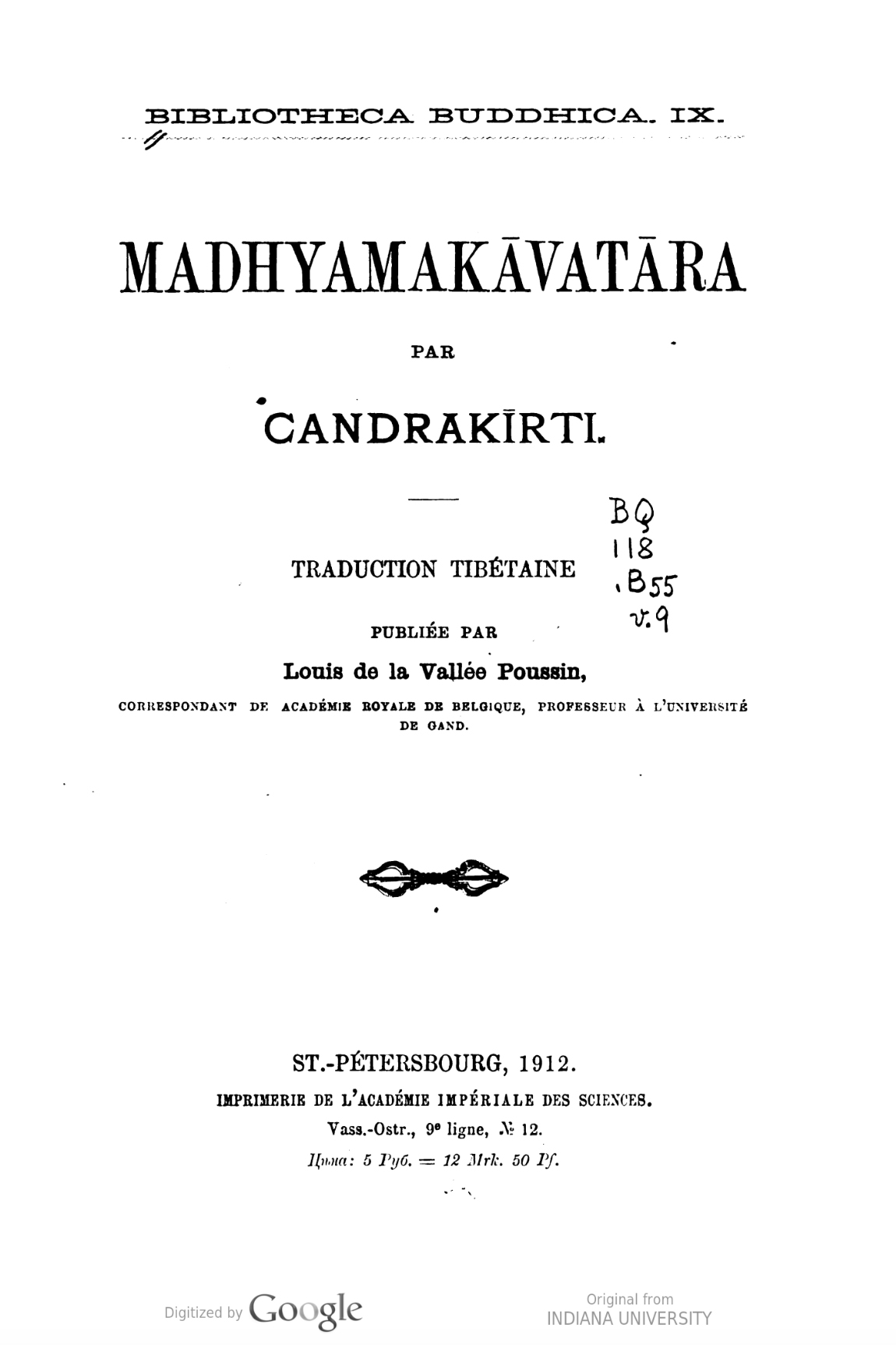 Madhyamakavatara par Candrakirti-front.jpg