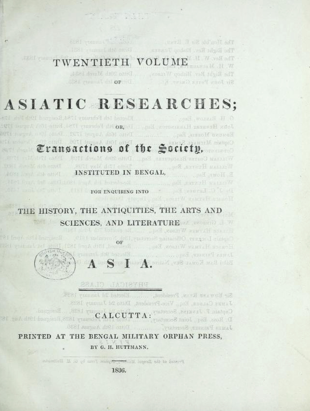 Asiatic Researches 20th Vol. 1836-front.jpg