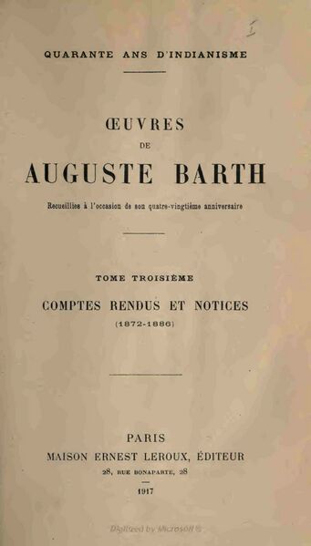 File:Œuvres de Auguste Barth Vol 3-front.jpg