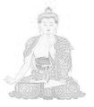 1-Buddha Sakyamuni Converted BW Lines-SMALL.jpg