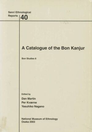 A Catalogue of the Bon Kanjur-front.jpg