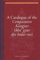 A Catalogue of the Comparative Kangyur (bka' 'gyur dpe bsdur ma)-front.jpg