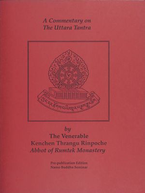 A Commentary on the Uttara tantra-front.jpg