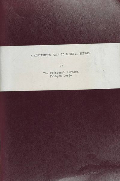 File:A Continuous Rain to Benefit Beings-front.jpg