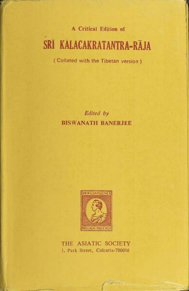 File:A Critical Edition of the Sri Kalacakratantra-Raja-front.jpg