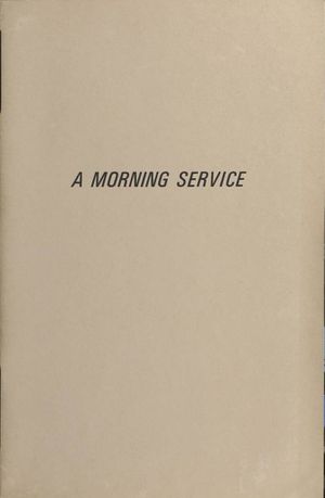 A Morning Service-front.jpg