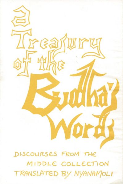 File:A Treasury of the Buddha’s Words Volume I-front.jpg