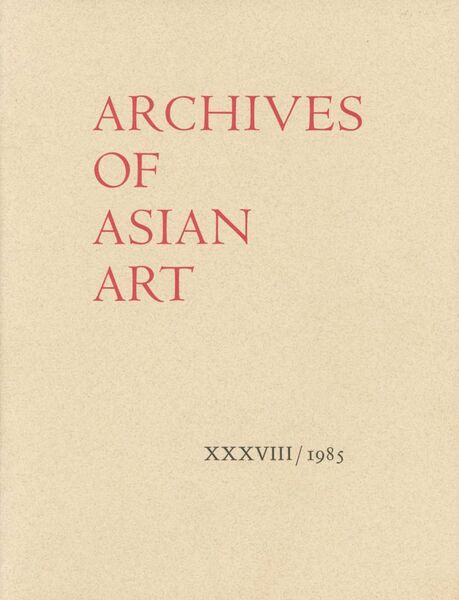File:Archives of Asian Art Vol. 38 (1985)-front.jpg