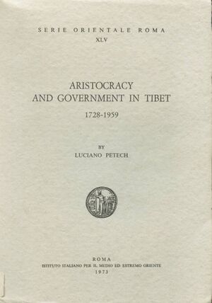 Aristocracy and Government in Tibet 1728-1959-front.jpg