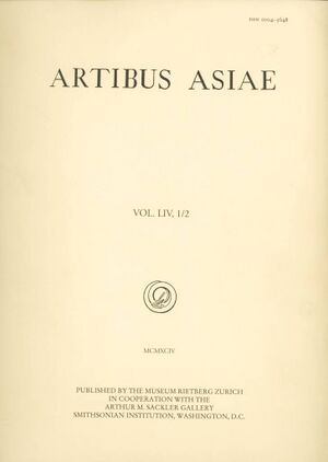 Artibus Asiae Vol. 54, No. 1 & 2-front.jpg