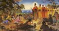 Ascetic Sumedha and Dipankara Buddha.jpg