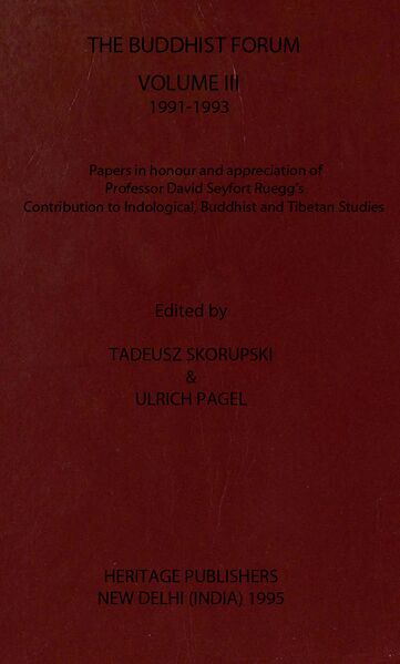 File:Buddhist Forum Vol. III-front.jpg