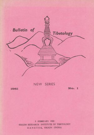 Bulletin of Tibetology Vol. 17, No. 1 (1981)-front.jpg
