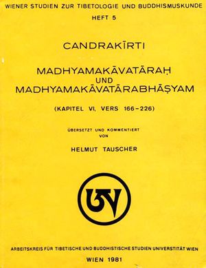 Candrakirti - Madhyamakavatarah und Madhyamakavatarabhasyam-front.jpg