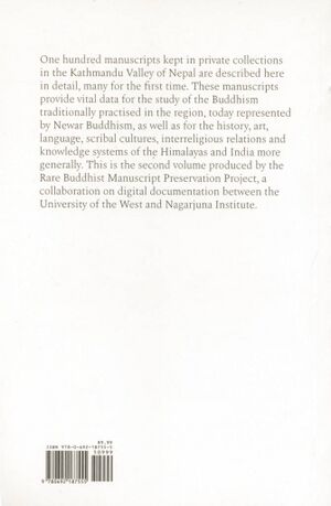 Catalogue of Digitized Rare Sanskrit Buddhist Manuscripts - Vol. 2-back.jpg