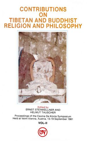 Contributions on Tibetan and Buddhist Religion and Philosophy-front.jpg