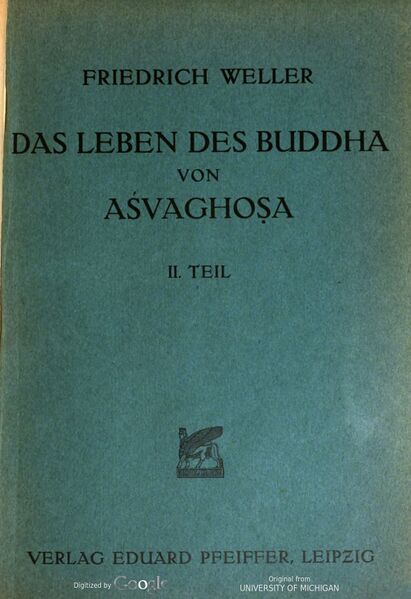 File:Das Leben des Buddha von Asvaghosa Tiel 2 1928-front.jpg