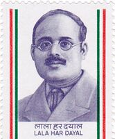 Dayal Lala Har 1987 stamp of India Wikipedia.jpg