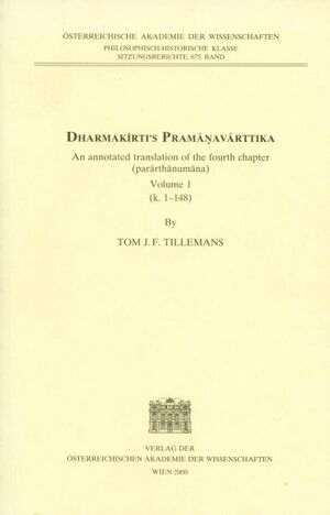 Dharmakīrti's Pramāṇavārttika (2000)-front.jpg