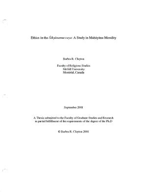 Ethics in the Śikṣāsamuccaya- A Study in Mahāyāna Morality.jpg