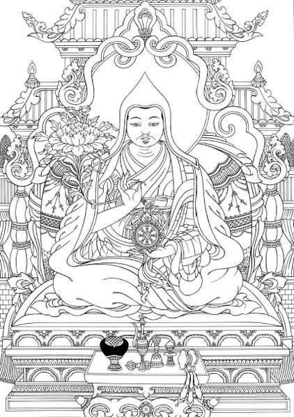 File:Fifth Dalai Lama (R. Beer).jpg