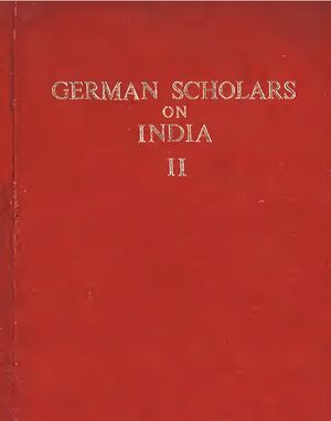 German Scholars on India Vol. 2-front.jpg