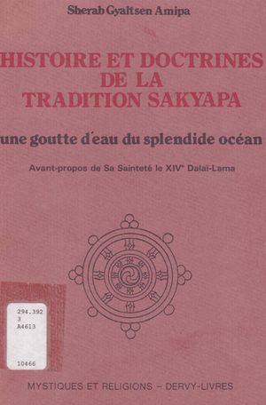 Histoire et Doctrines de la Tradition Sakyapa-front.jpg